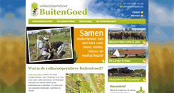 Desktop Screenshot of buitengoed.be